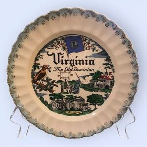 Collectible Plate- "Virginia"- True Vintage